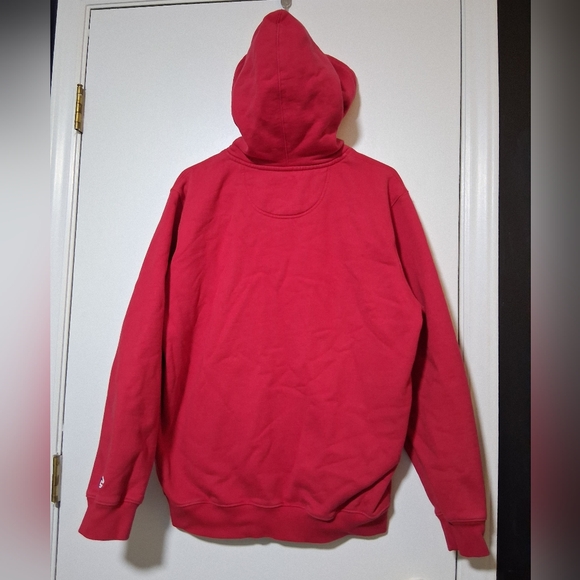 Champion Vibrant Red Hoodie with Logo Size Large - Picture 7 of 9